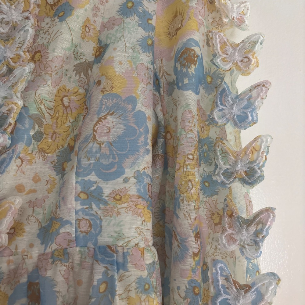 Miss Rosier floral butterfly mini dress - Picture 2 of 6